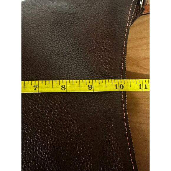 BUNDLE! Coach Chelsea Brown Pebbled Leather Hobo Bag and Zip Around Wallet EUC - Picture 5 of 13